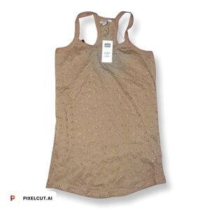 Jacob Brown/Tan Tank Size Small NWT